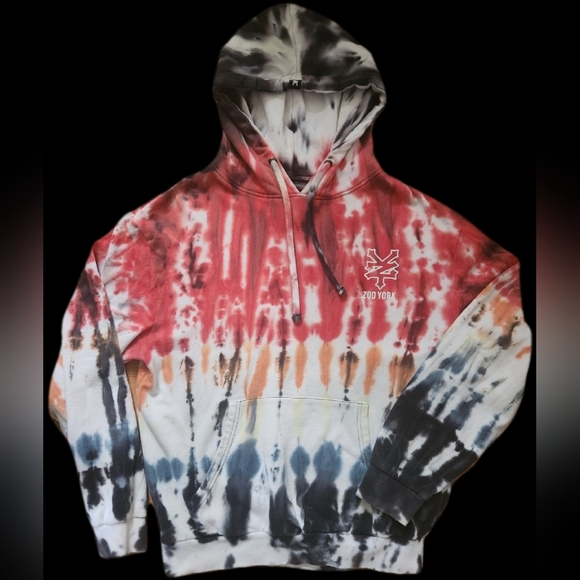 Zoo York tyedye hoodie size large - Picture 1 of 3